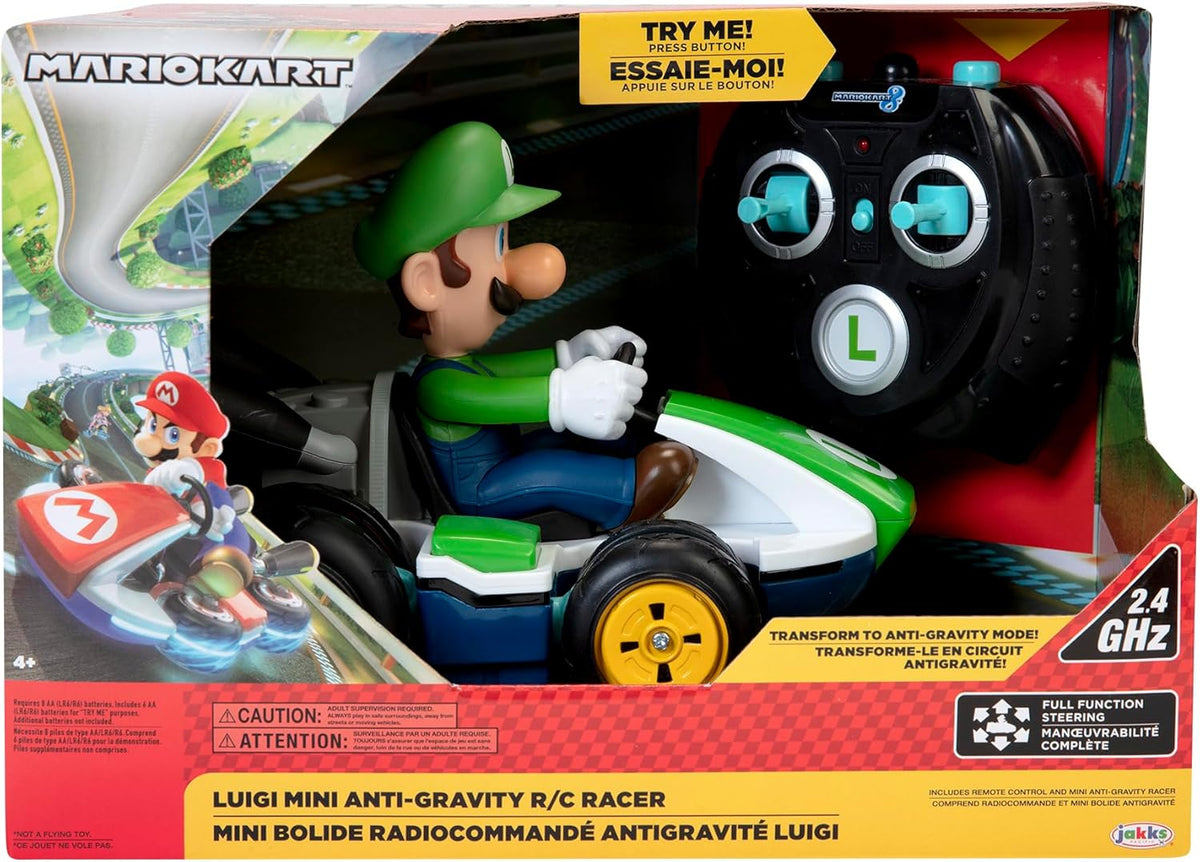 Coche Mini RC Racer Luigi Mario Kart Nintendo radio control