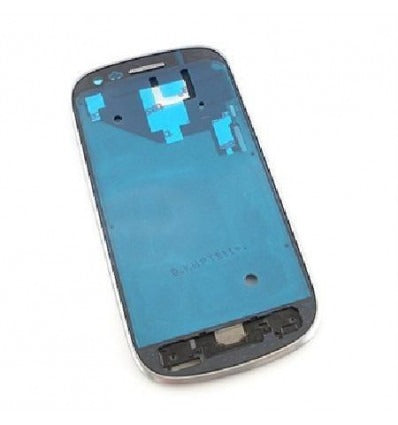 Samsung Galaxy S3 Mini I8190 blanco parte central + marco or