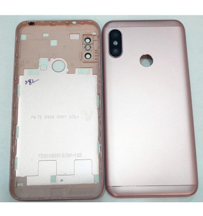 Xiaomi Redmi 6 Pro Midmi A2 Lite tapa trasera o tapa bateria rosa