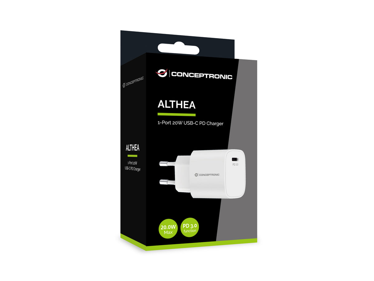 Cargador de pared Conceptronic althea14w blanco