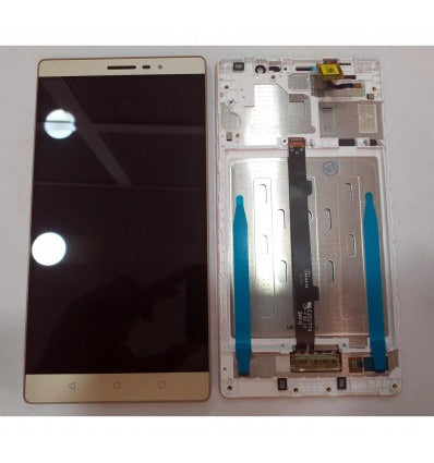 Lenovo Phab 2 650N pantalla lcd + tactil dorado + marco dorado
