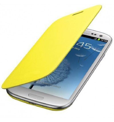Samsung Galaxy S4 I9500 I9505 Flip cover Amarillo