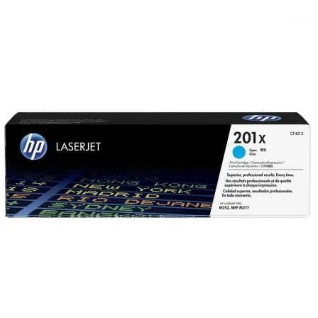 Toner Original HP nº201X XL Alta Capacidad/ Cian - PixelPlaza