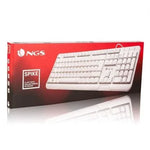 Teclado NGS Spike/ Blanco - PixelPlaza