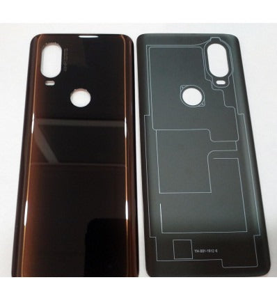 Motorola Moto One Vision tapa trasera o tapa bateria marron