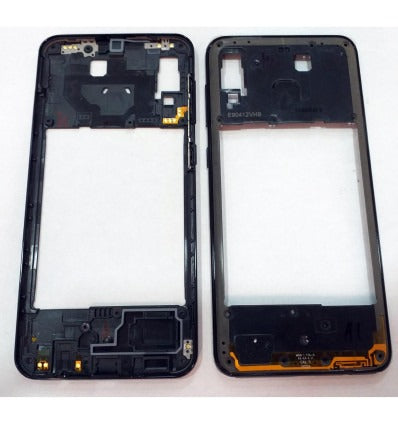 Samsung Galaxy A20 A205 carcasa central o marco negro A205FD SM-A205FD