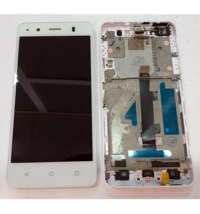 BQ Aquaris M4.5 pantalla lcd + tactil blanco + marco blanco