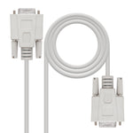 Nanocable - Cable serie NULL MODEM DB9/H A DB9/H 1.8M