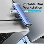 Docking USB Tipo-C Vention TGESB/ 3xUSB/ 1xHDMI 4K/ 1xUSB Tipo-C PD - PixelPlaza