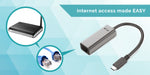 Adaptador tarjeta de red i - tec USB - c a gigabit ethernet 10 - 100 - 1000