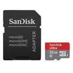 Tarjeta de Memoria SanDisk Ultra 32GB microSD HC UHS-I con Adaptador/ Clase 10/ 120MBs - PixelPlaza