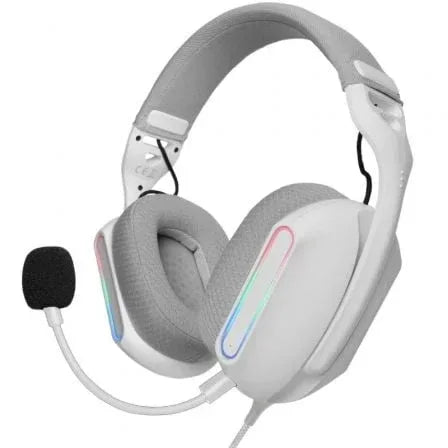 Auriculares Gaming con Micrófono Mars Gaming MH-PRO/ Jack 3.5/ USB/ Blancos - PixelPlaza