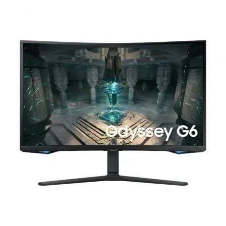 Smart Monitor Gaming Curvo Samsung Odyssey G6 S32BG650EU/ 32"/ QHD/ 1ms/ 240Hz/ VA/ Multimedia/ Regulable en altura/ Smart TV/ Negro - PixelPlaza