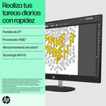 Ordenador all in one Hp 27 - cr0026ns 27 pulgadas Ryzen 3 - 7320u · 8GB · 512GB · W11 · teclado y raton