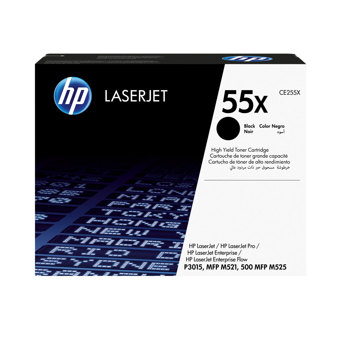 Toner Hp 55x ce255x negro 12500 paginas ce528a · ce526a