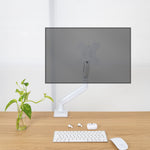 Soporte mesa Tooq vesa hasta 34 pulgadas 100x100mm max 10kg blanco