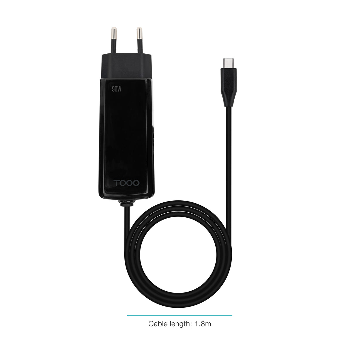 Cargador pared tooq tqlc - usbcgan90pd - c 90w usb