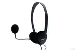 Auriculares Nilox microfono control vol negro alambrico doble jack