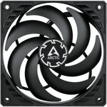 Ventilador Arctic P12 Slim PWM PST/ 12cm/ Negro - PixelPlaza