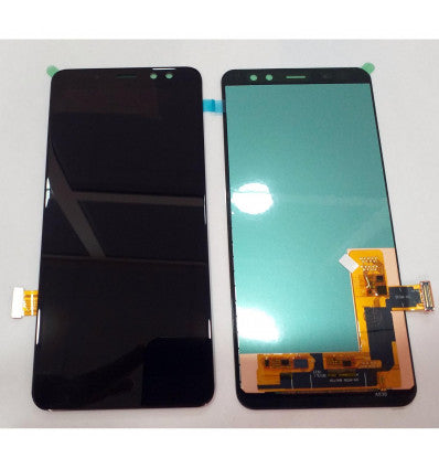 Samsung Galaxy A8 2018 A530 pantalla lcd calidad Oled + táctil negro compatible