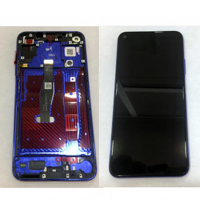 Huawei Honor 20 pantalla lcd + tactil negro + marco azul YAL-AL00 YAL-L21