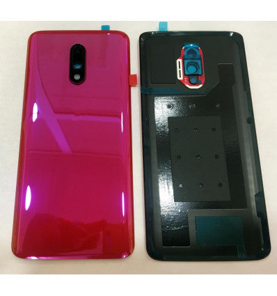 Oneplus 7 tapa trasera o tapa bateria + cubierta camara roja
