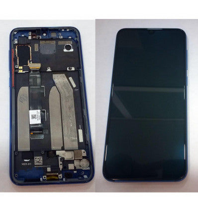 Xiaomi Mi 9 SE MI9 SE pantalla lcd + tactil negro + marco azul Premium