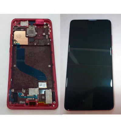 Xiaomi Mi 9T MI9T Redmi K20 pantalla + tactil negro + marco rojo Premium