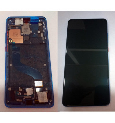 Xiaomi Mi 9T MI9T Redmi K20 pantalla + tactil negro + marco azul Premium