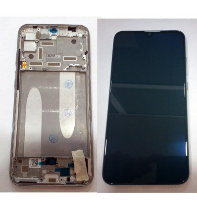 Xiaomi Mi A3 pantalla lcd + tactil negro + marco plata MZB7940EU Premium