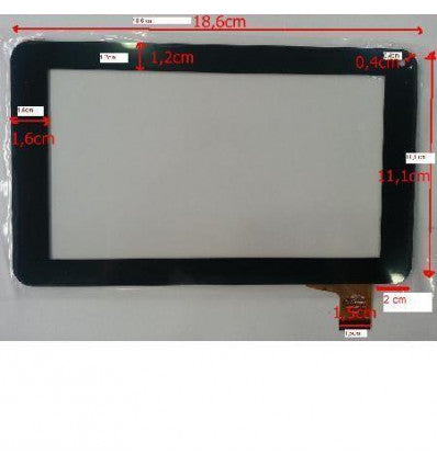 Pantalla táctil repuesto tablet china 7" modelo 1 sunstech TAB700 Y I-JOY REBEL 7