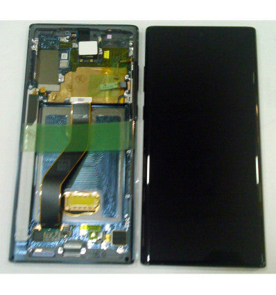 Pantalla Premium Samsung Galaxy Note 10+ GH82-20838A SM-N975F N976B + táctil negro + marco negro service pack