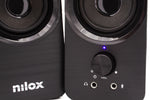Altavoces pc nilox 2.0 6w negro