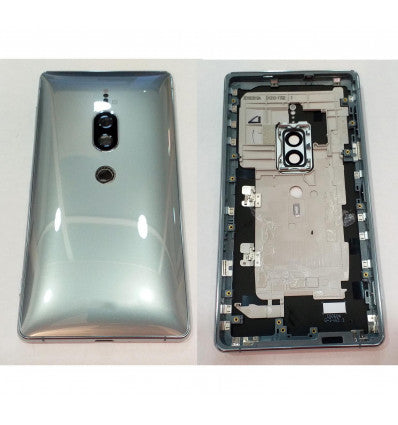 Tapa trasera o tapa bateria plata Sony XZ2 Premium H8116 H8166