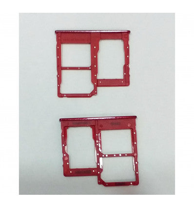 Soporte o bandeja sim roja para Samsung Galaxy A40 A405 A405FD A405FN SM-A405FD SM-A405FN