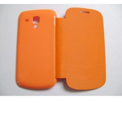 Samsung Galaxy Trend Duos S7562 flip cover naranja