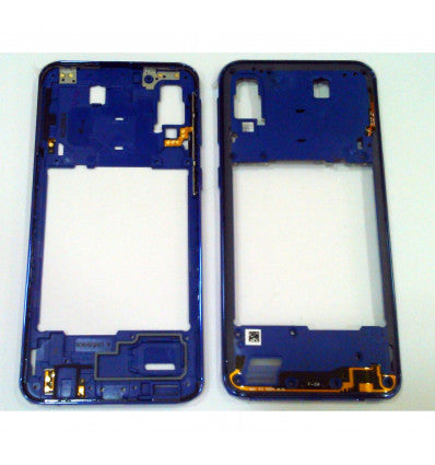 Carcasa o marco frontal azul para Samsung Galaxy A40 A405