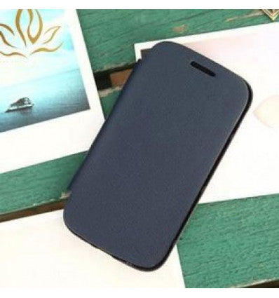 Samsung Galaxy Ace S5830 Flip Cover azul marino