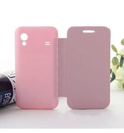 Samsung Galaxy Ace S5830 Flip Cover rosa