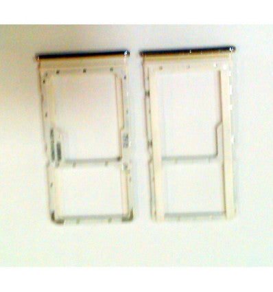 Soporte o bandeja SIM plateado para Xiaomi Redmi Note 8 Pro M1906G7G
