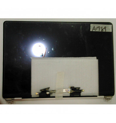 Pantalla LCD para Macbook 2018 Retina Pro 13" A1989 mas tapa trasera o tapa bateria plata