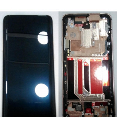 Pantalla LCD para Oneplus 7 Pro 7T Pro mas tactil negro mas marco dorado