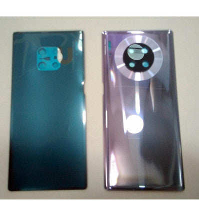 Tapa trasera o tapa bateria plateada para Huawei Mate 30 Pro mas lente camara