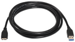 Cable USB 3.0 Aisens A105-0043/ USB Macho - MicroUSB Macho/ Hasta 9W/ 625Mbps/ 1m/ Negro