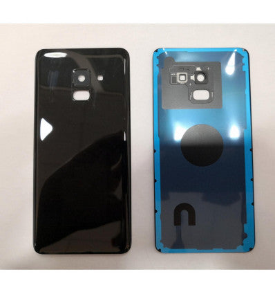 Tapa trasera o tapa bateria negra mas cubierta camara para Samsung Galaxy A8 2018 A530