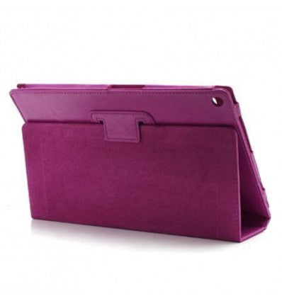 Funda de piel para Tablet Xperia Z color morado claro