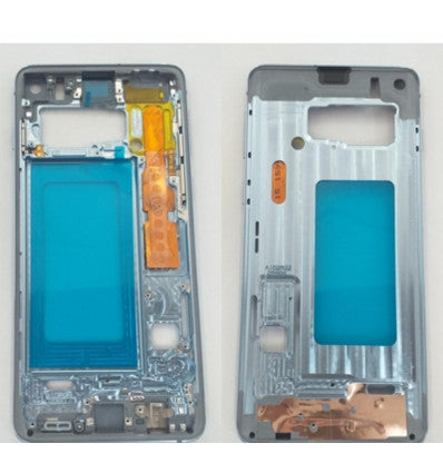 Carcasa o marco frontal azul para Samsung Galaxy S10 G973F