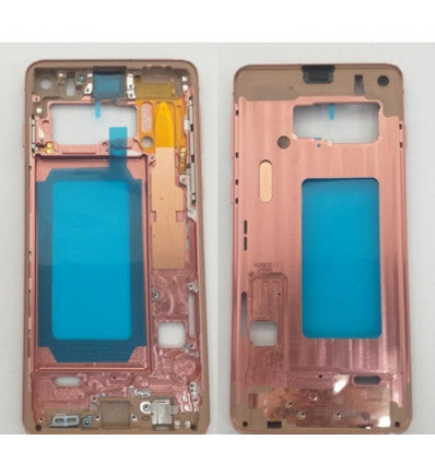 Carcasa o marco frontal naranja para Samsung Galaxy S10 G973F