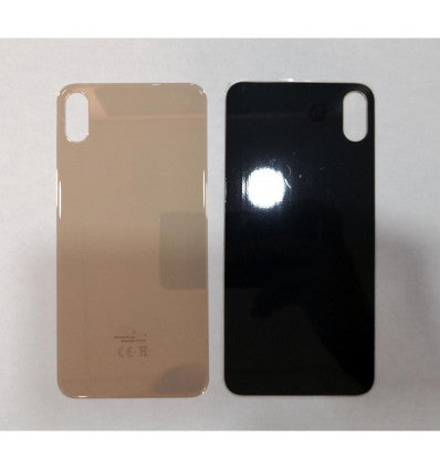 Tapa trasera o tapa bateria dorada facil instalacion para IPhone XS Max A2101 A2104