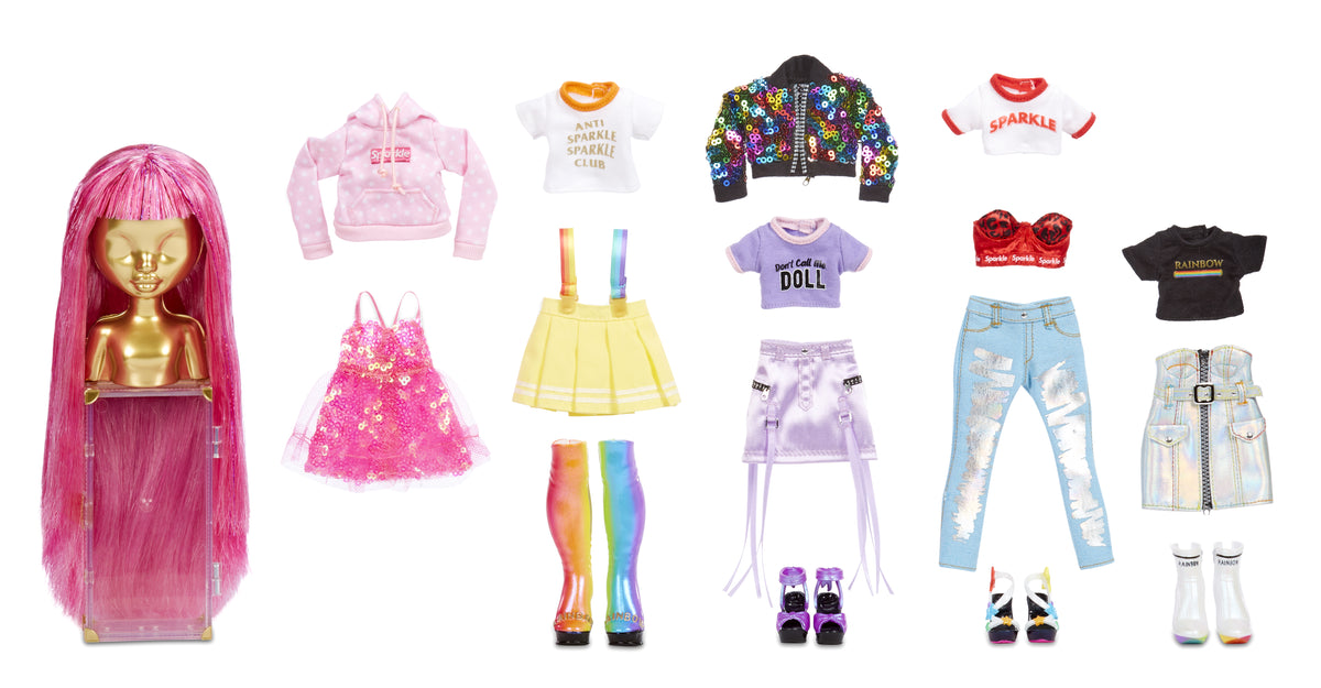 Muñeca Avery Fashion Studio Rainbow High 25cm